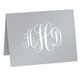 Grand Monogram Folded Shimmer Note Cards Image 8 of 10